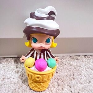 Buy 1 get 1 free🎁POP MART -  Molli Ice Cream Doll with Yellow Cone